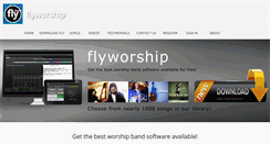 Desktop Screenshot of flyworship.com